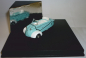 Preview: Vitesse L030 Messerschmitt KR 200 Kabinenroller Cabrio türkis / weiß 1:43