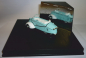 Preview: Vitesse L030 Messerschmitt KR 200 Kabinenroller Cabrio türkis / weiß 1:43