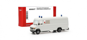Herpa 013260-003 MB Vario Langkasten weiß 1:87 Spur H0 Bausatz