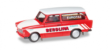 Herpa 092739 Trabant Universal (Kombi) "Zirkus Berolina" 1:87 Spur H0