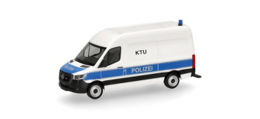 Herpa 099622 MB Sprinter 18 Kastenwagen Hochdach Polizei Nordrhein-Westfalen / KTU 1:87 Spur H0