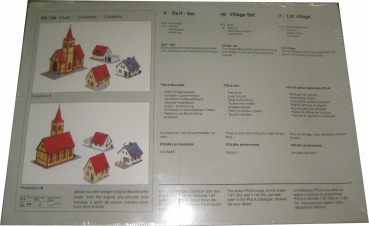 Pola Master-Line 134 4-teiliges Start-Set Dorfbausatz 1:87 Bausatz