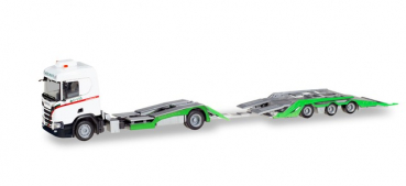 Herpa 310178 Scania CR 20 HD LKW-Transporterhängerzug "Hödlmeyr" (A) 1:87 Spur HO