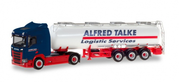 Herpa 310383 Scania CR 20 ND Chemitanksattelzug "Alfred Talke" 1:87 Spur HO