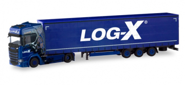 Herpa 310413 Scania CS 20 HD Lowlinersattelzug "Log-X / I´m the best" (CZ) 1:87 Spur HO