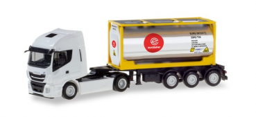 Herpa 310604 Iveco Stralis XP Tankcontainersattelzug "Eurotainer" 1:87 Spur HO