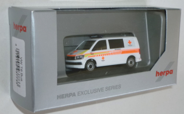 Preview: Herpa 937733 VW T6 Bus ÖRK Rettungsdienst Salzburg Stadt (A) 1:87 Spur HO