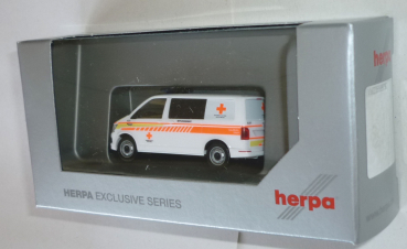 Preview: Herpa 937733 VW T6 Bus ÖRK Rettungsdienst Salzburg Stadt (A) 1:87 Spur HO