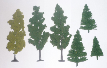 Preview: Heki 1350 Mischwaldsortiment ca. 6 - 14 cm - 6 Stück