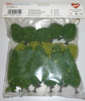 Preview: Heki 1319 Baumsortiment 20 Jungbäume 6 - 10 cm