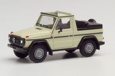 Herpa 420860 MB G-Modell Cabrio kurzer Radstand sandbeige 1:87 Spur H0