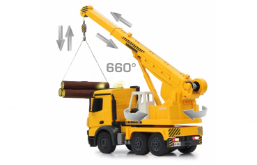 Jamara 405034 MB Arocs Liebherr Schwerlastkran 6x4 1:20 2,4 GHz 4+4 Kanal mit Sound RTR Elektro