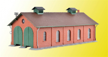 Preview: Kibri 37438 Lokschuppen zweiständig 1:160 Spur N Bausatz