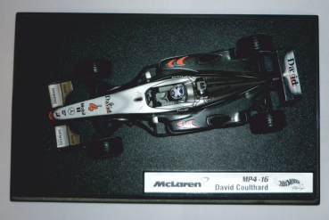 Preview: Mattel Hot Wheels Racing 50210 McLaren Mercedes MP4-16 David Coulthard 2001 1:43