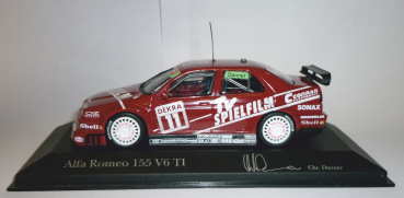 Minichamps 430940111 Alfa Romeo 155 V6 TI DTM 1994 TV Spielfilm Team Schübel Christian Danner 1:43