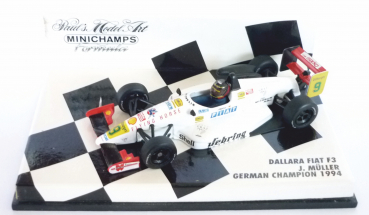 Minichamps 430943009 Dallara Fiat F3 Jörg Müller Formel 3 Champion 1994 1:43