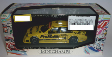Minichamps 430943314 MB C-Klasse DTM 1994 ProMarkt Team Zakspeed Kurt Thiim 1:43