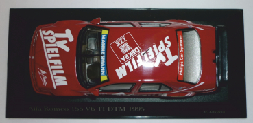 Preview: Minichamps 430950212 Alfa Romeo 155 V6 TI Präsentation DTM 1995 TV-Spielfilm Team Schübel Michele Alboreto 1:43