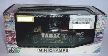 Minichamps 430953503 MB C-Klasse DTM 1995 UPS-Original Tabac-Sonax Team AMG Jörg van Ommen 1:43 - Kopie