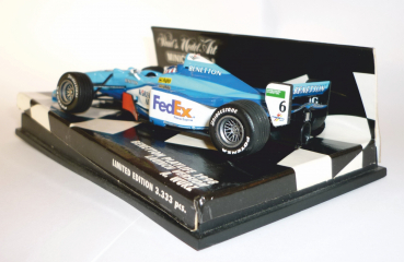 Preview: Minichamps 430980096 Benetton Playlife B198 Launch Version Alexander Wurz Formel 1 1998 1:43