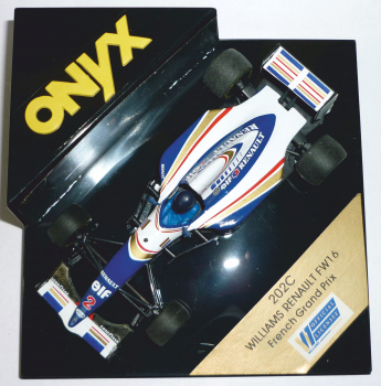 Preview: Onyx 202C Williams Renault FW16 French GP Start-Nr. 2 1:43