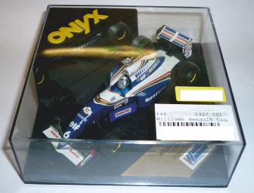 Onyx 232 Williams Renault FW16 Test Car 1995 Start-Nr. 6 David Coulthard 1:43
