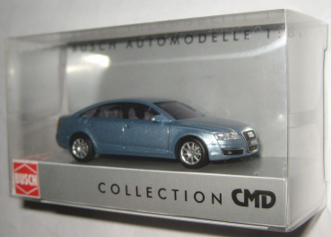 Preview: Busch 49605 Audi A6 Limousine 2004 hellblaumet. CMD-Collection 1:87 HO