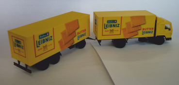 Roco 1582 Volvo FL 10 Kofferhängerzug "Leibniz" 1:87 Spur H0