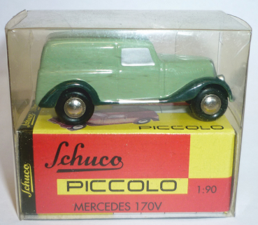 Schuco Piccolo 01521 MB 170V Kastenwagen grün 1:90