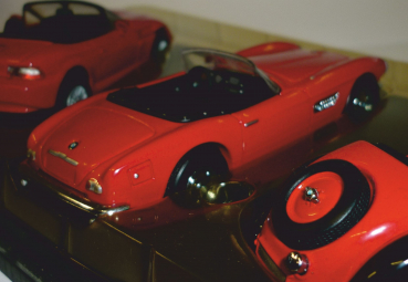 Schuco 04259 3-teiliges BMW Roadster Set rot 1:43