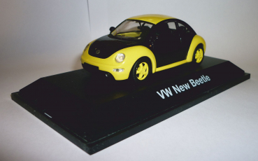 Preview: Schuco 04538 VW New Beetle schwarz-gelb 1:43