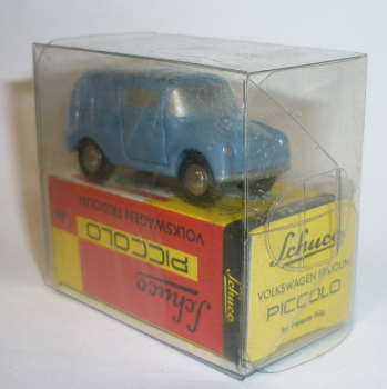 Preview: Schuco Piccolo 05091 VW Fridolin Kastenwagen blau 1:90