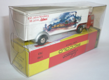 Preview: Schuco Piccolo 77427 MB Frontlenker Koffersattelzug "950 Jahre Nürnberg" 1:90