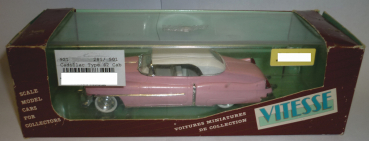 Vitesse 281 Cadillac Type 62 Cabrio pink mit weißem Verdeck 1:43