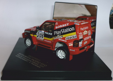Preview: Skid SKM99025 Mitsubishi Pajero EVO Granada Dakar 1999 Kleinschmidt / Thorner 1:43