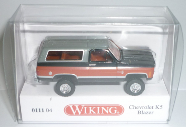 Wiking 011104 Chevrolet K5 Blazer 1975 - 1976 schwarz 1:87 Spur H0 - Stoßstange fehlt