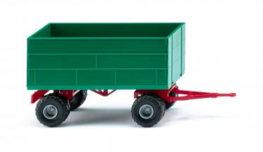 Wiking 038837 landwirtschaftlicher Anhänger mit hoher Pritsche minzgrün 1:87 Spur H0
