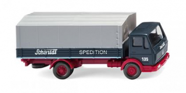 Wiking 043703 MB NG 2-achs Pritsche-/Planen-LKW 1973 - 1980 "Spedition Schmidt" 1:87 Spur H0