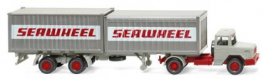 Wiking 052402 Magirus Deutz Hauber Containersattelzug 1970 - 1974 "Seawheel" 1:87 Spur H0