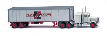 Wiking 052707 Peterbilt Containersattelzug 3a/2a 1977 - 1986 "Sealand" 1:87 Spur H0