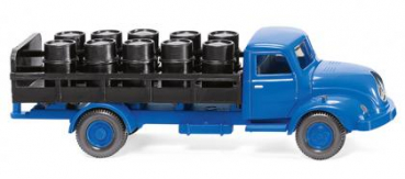 Wiking 057003 Magirus S 3500 Rundhauber Pritschen-LKW 1958 - 1967 "Scholven-Chemie" 1:87 Spur H0