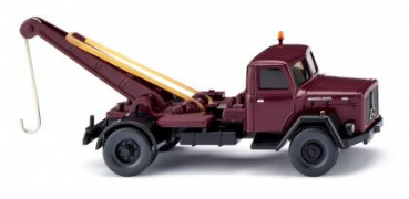 Wiking 063105 Magirus Eckhauber 2-achs Abschleppwagen 1958 - 1964 weinrot 1:87 Spur H0