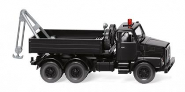 Wiking 063409 Volvo N10 3-achs Abschleppwagen 1973 - 1985 schwarz 1:87 Spur H0