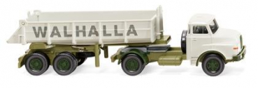 Wiking 067707 MAN Hauber Hinterkippersattelzug 1969 - 1994 "Walhalla Kalk" 1:87 Spur H0