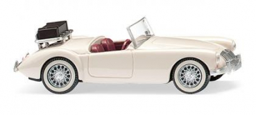 Wiking 081805 MG A Roadster 1955 - 1962 perlweiß 1:87 Spur H0