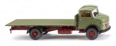 Wiking 085203 MB Kurzhauber 2-achs Flachpritschen-LKW 1959 - 1968 schilfgrün 1:87 Spur H0
