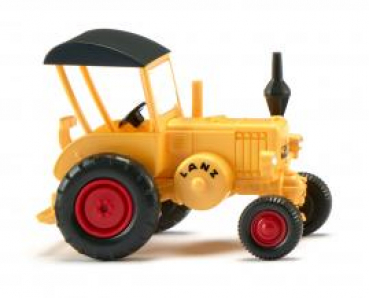 Wiking 088010 Lanz Bulldog mit Dach 1936 - 1954 gelb 1:87 Spur H0