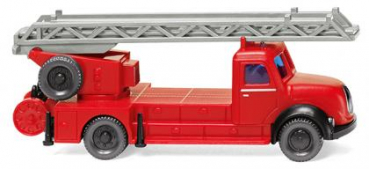 Wiking 096239 Magirus Rundhauber DL 25 h Drehleiter Feuerwehr 1:160 Spur N