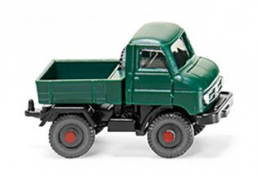 Wiking 097204 MB Unimog 411 mit Pritsche moosgrün 1:160 Spur N