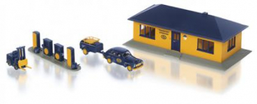Preview: Wiking 099094 5-teiliges Set Speditionshof "ASG" 1:87 Spur HO